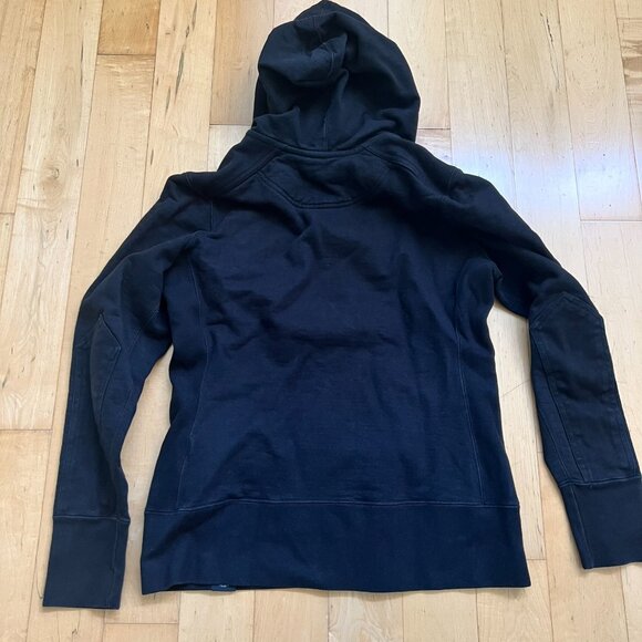 American Giant Womens 100% Cotton Black Full Zip Heavyweight Hoodie Heavy Jacket - Picture 8 of 8